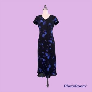 90’s Style Floral Print Dress